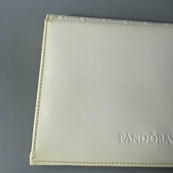 NWOT Pandora Ivory Patent Faux Leather Wristlet - Picture 6 of 15